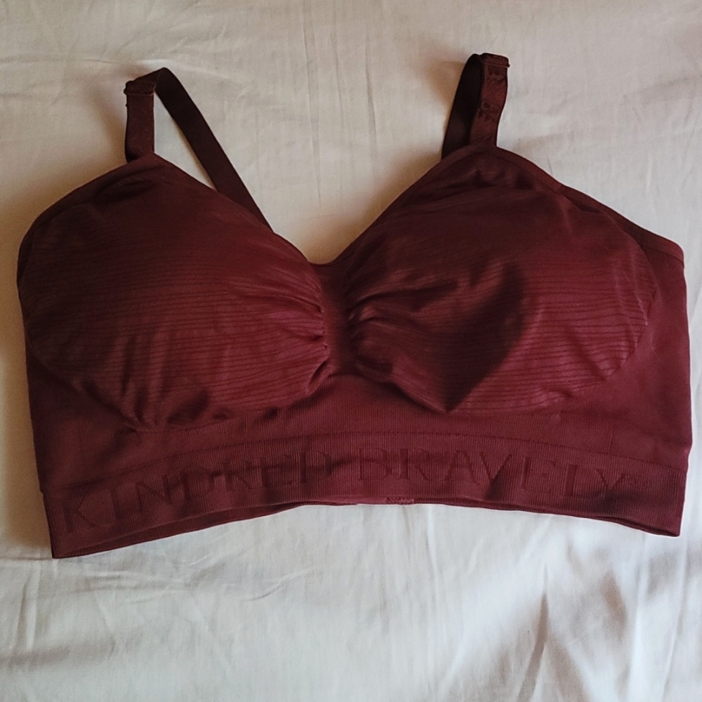 Kindred Bravely Nursing/Pumping Bra, XL Busty, Red